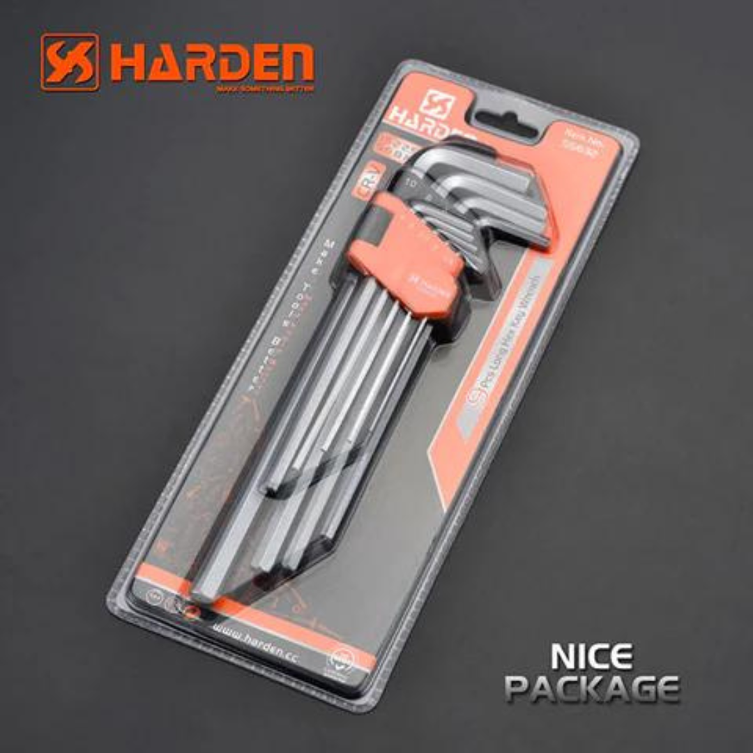 Harden Wrench Key Set 9 Piece