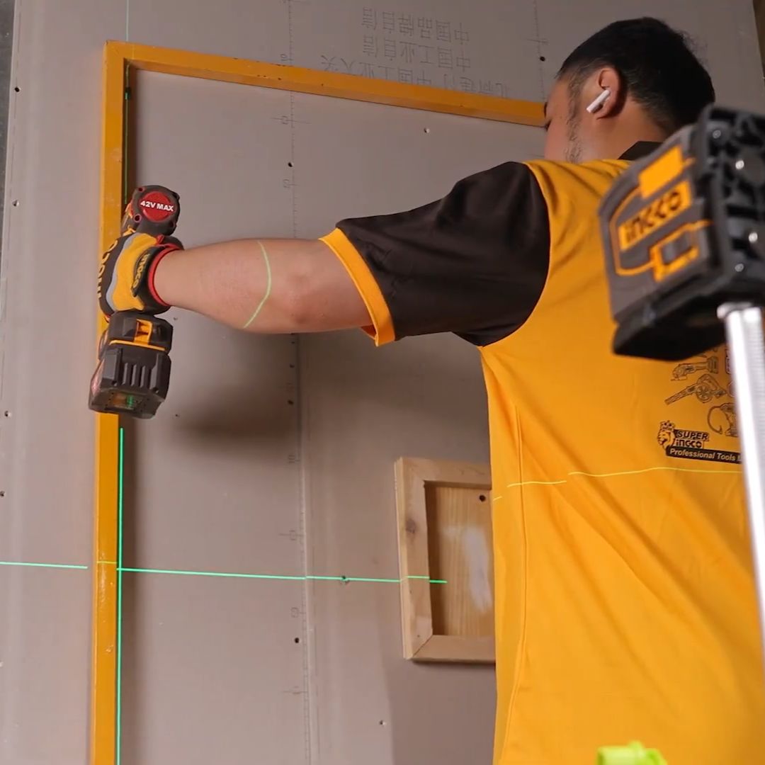 Ingco 20V Builders Kit | Drill and Measurement | P20S