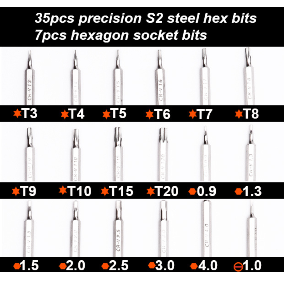 Harden Screwdriver Precision Set 45 Piece