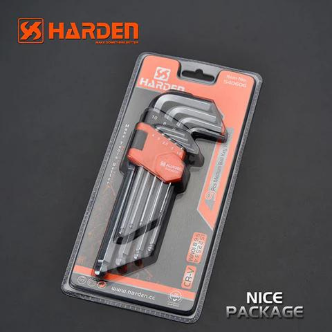 Harden Wrench Key Set 9 Piece