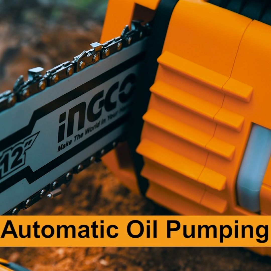 Ingco 20V Chainsaw Brushless | 12" (300 mm) | P20S