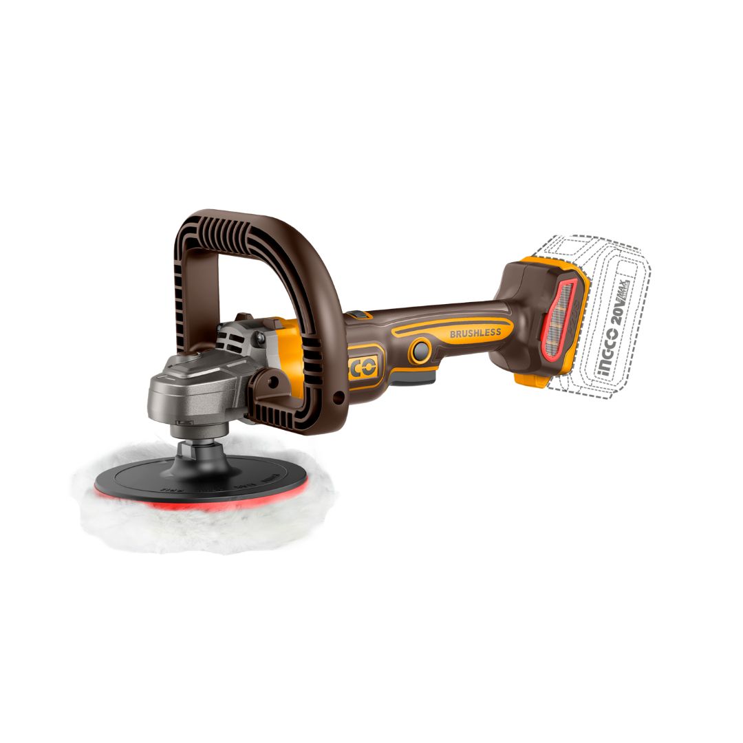 Ingco 20V Polisher 180 mm | Brushless | P20S