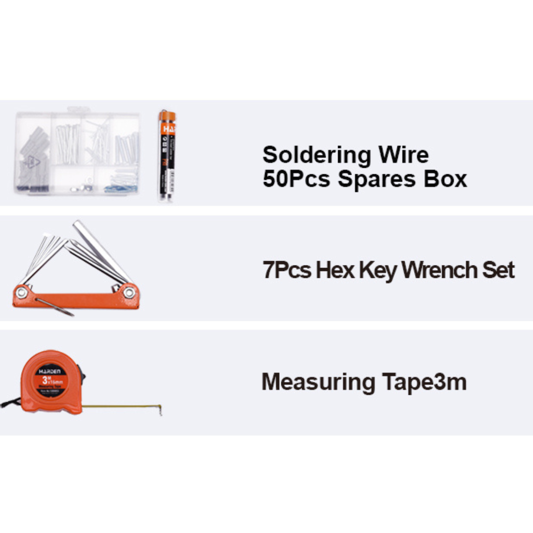 Harden Toolkit Set Aluminium Case 155 Piece