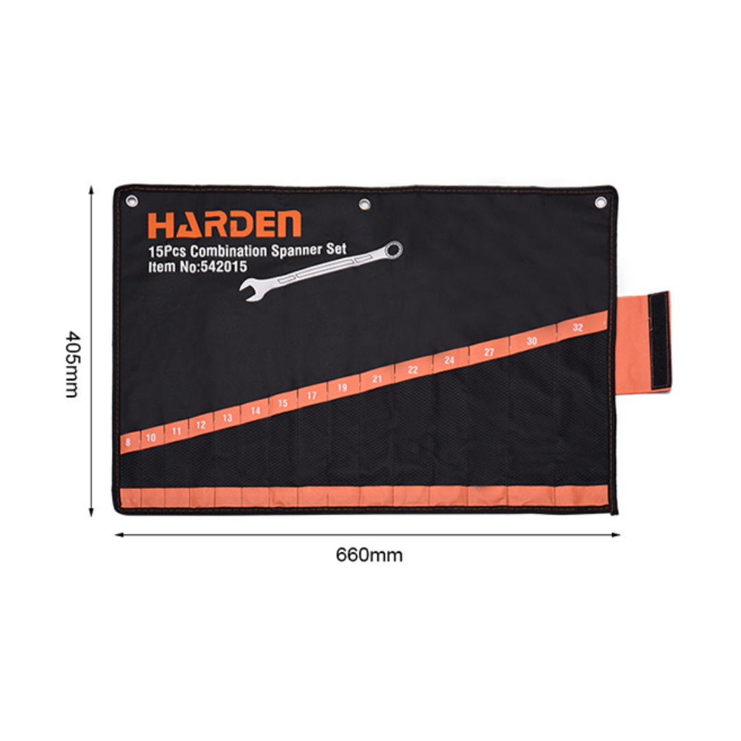 Harden Spanner Set in Carry Pouch
