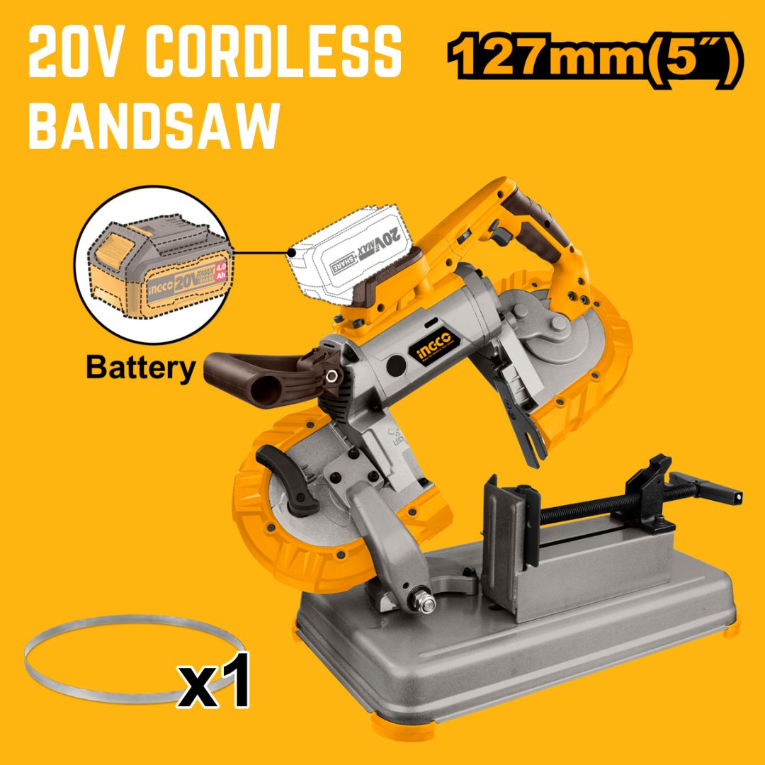 Ingco 20V Band Saw | Cordless | P20S