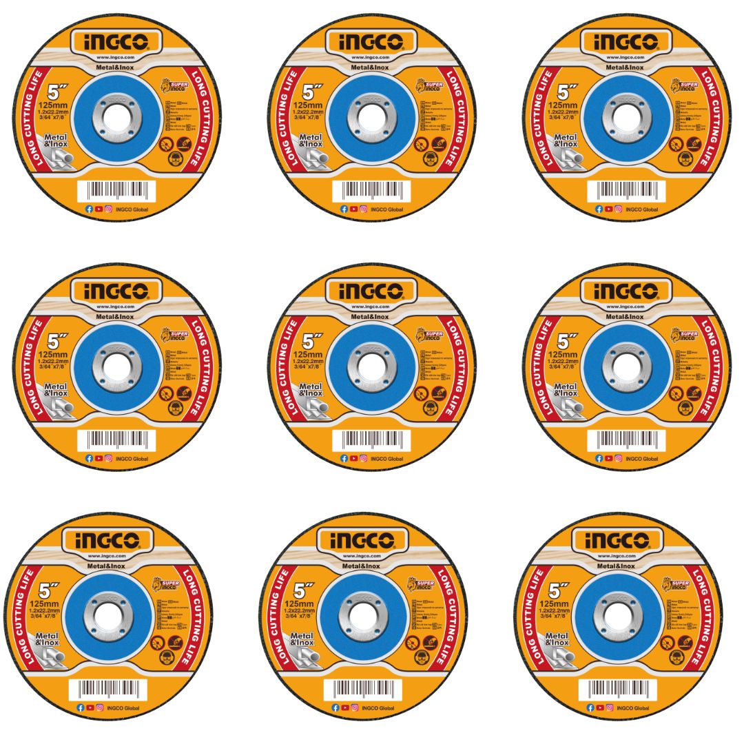 Ingco Cutting Disc Steel 125mm - 1.2mm Flat