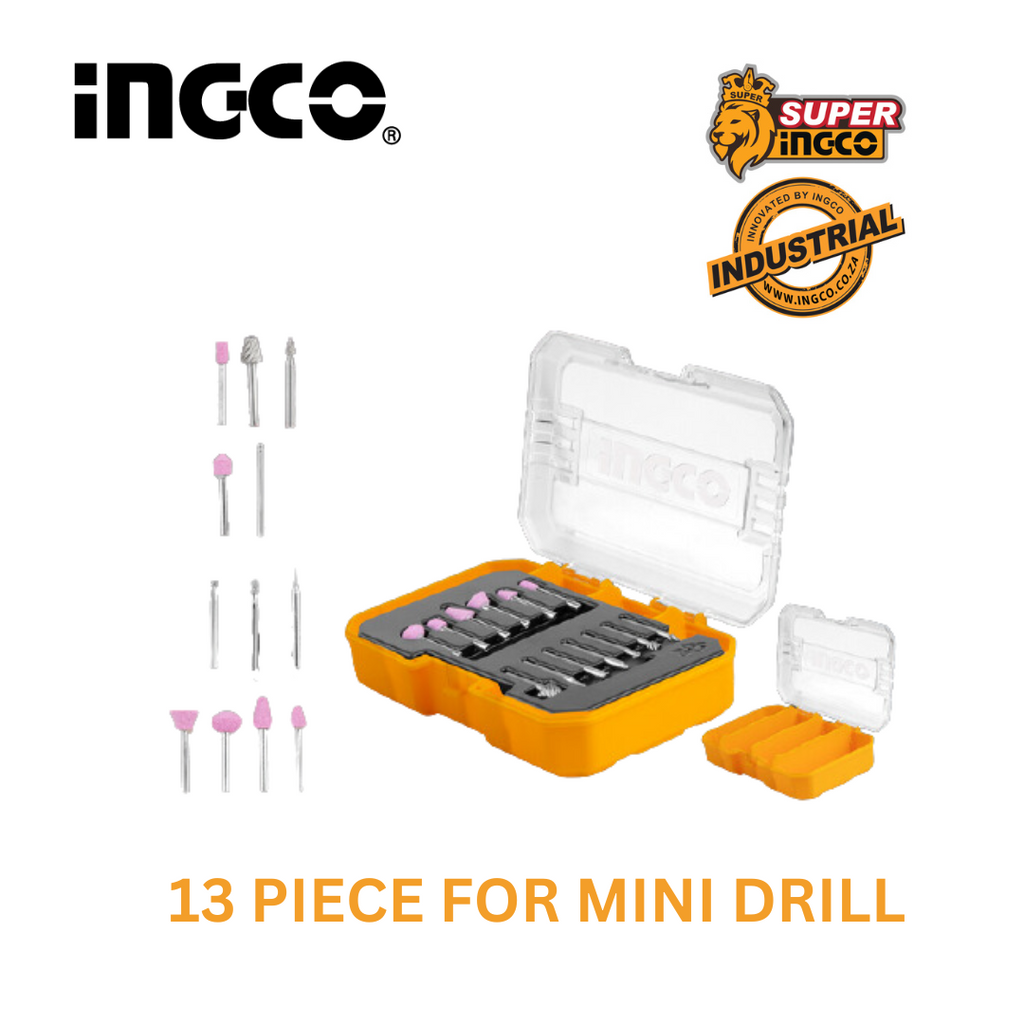 Ingco Carving Work Set For Mini Drill 13 Piece