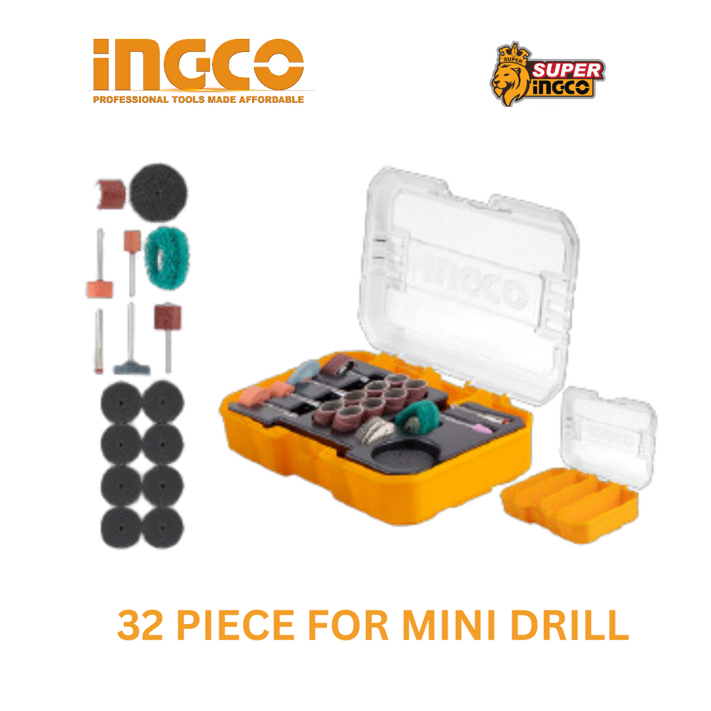 Grinding Set Ingco Sanding & Grinding Set For Mini Drill 32 Piece – Bethanie Hardware