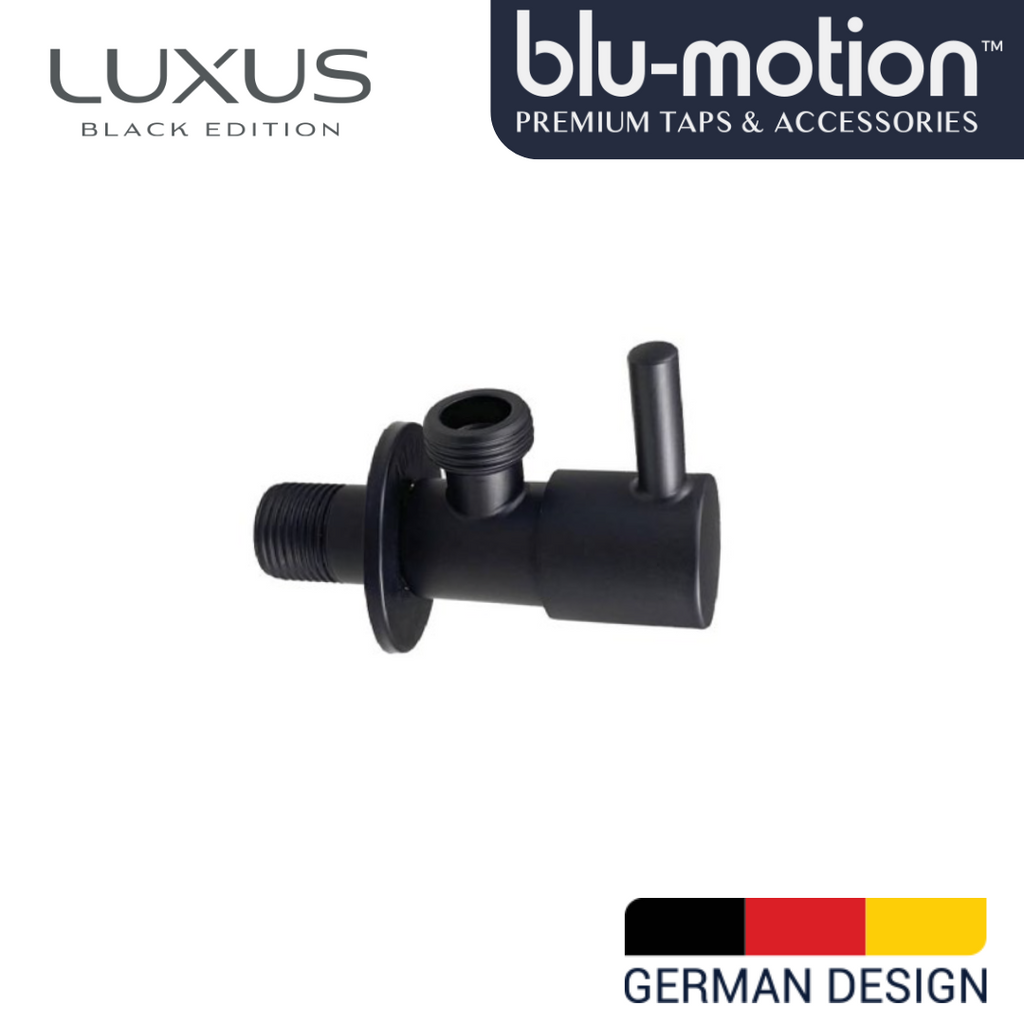 Luxus Black Angle Valve Pin Type - AV122BK