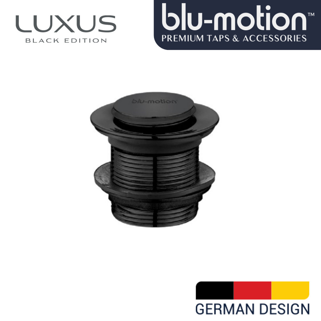 Luxus Black Waste Bath Pop Up 40mm - BW40BK