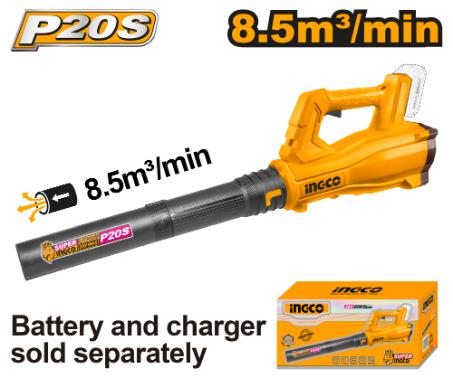 Ingco 20V PS+ LEAF BLOWER 8.5 m³/min