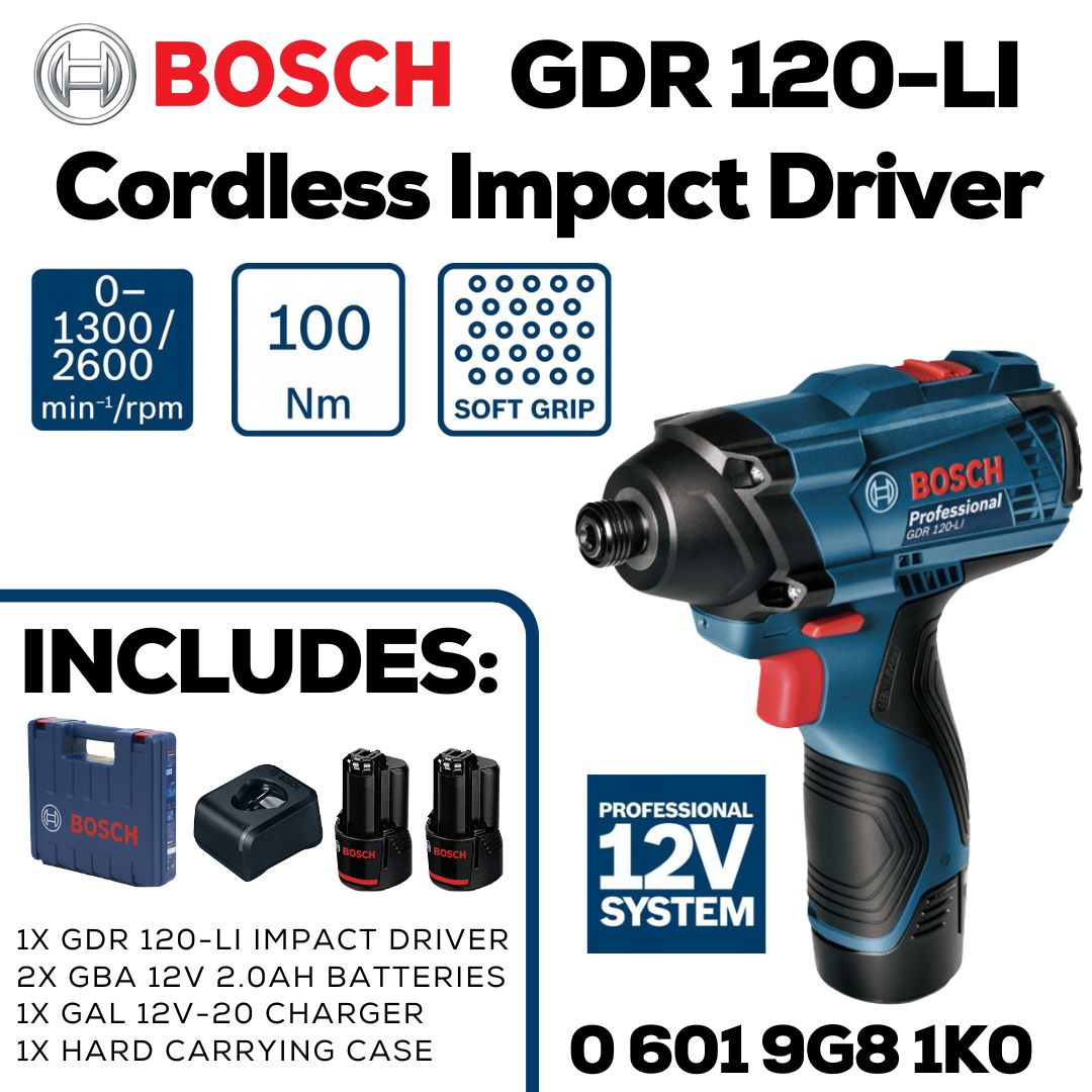 Bosch GDR 180-LI Cordless Impact Driver - Bethanie Hardware