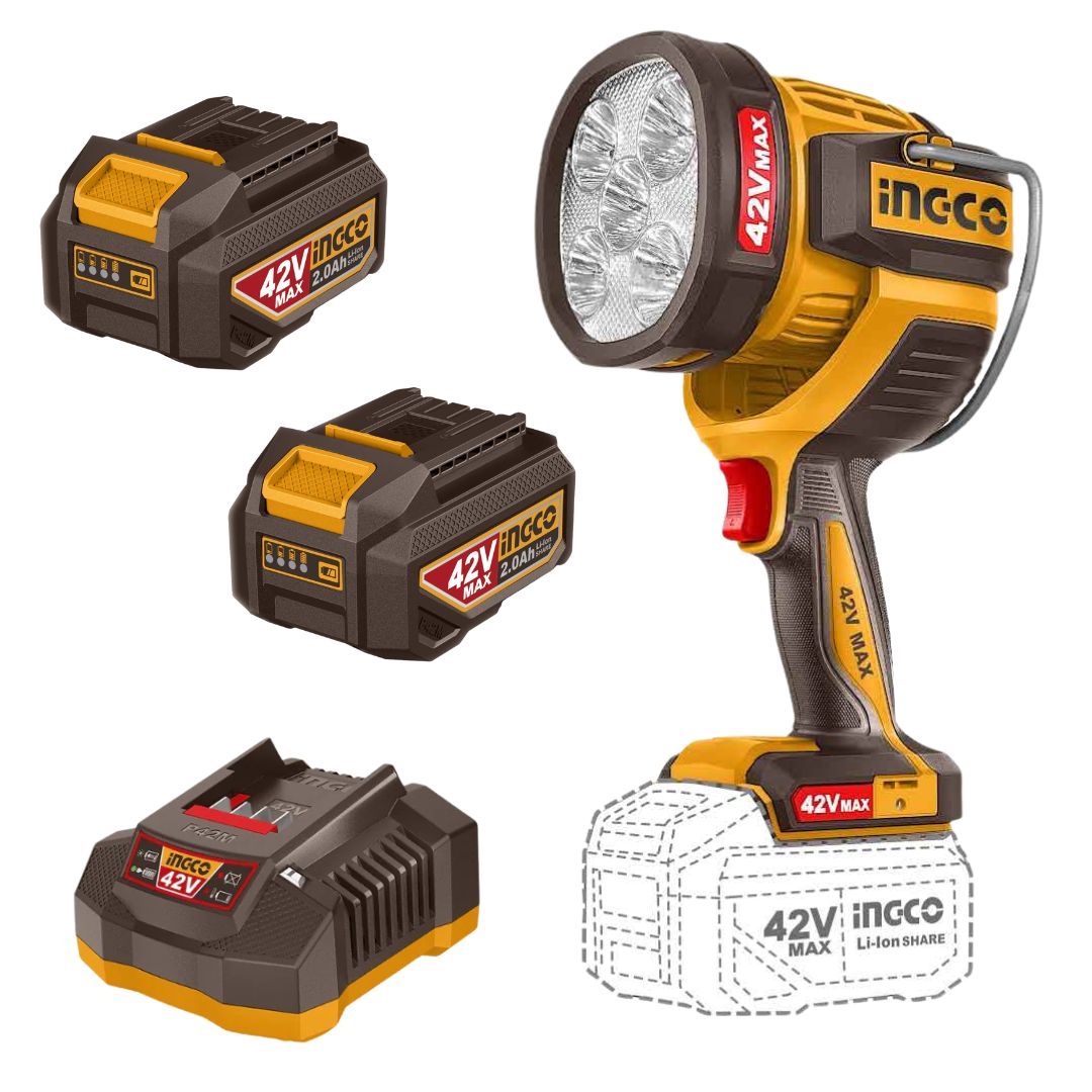 Ingco 42V Work Lamp Kit | 2 800 Lumens | P42M