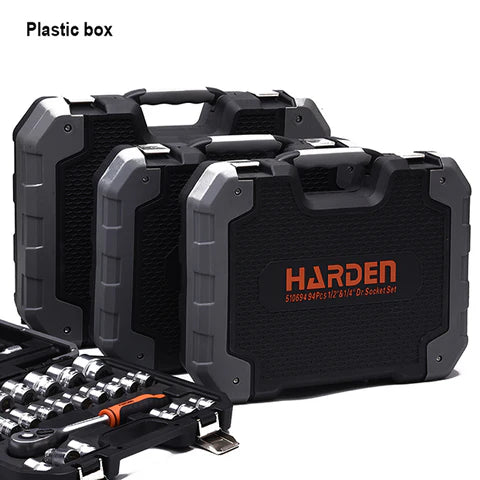 Harden Socket Set 77 Piece 1/2" & 1/4"