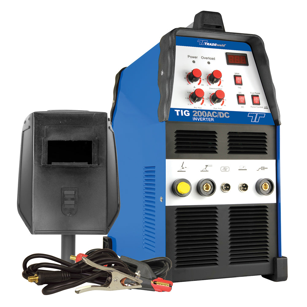 Tradeweld Welder TIG 200amp HF (220V AC/DC)