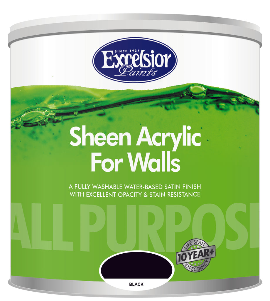 EXCELSIOR ALL PURPOSE SHEEN ACRYLIC FOR WALLS