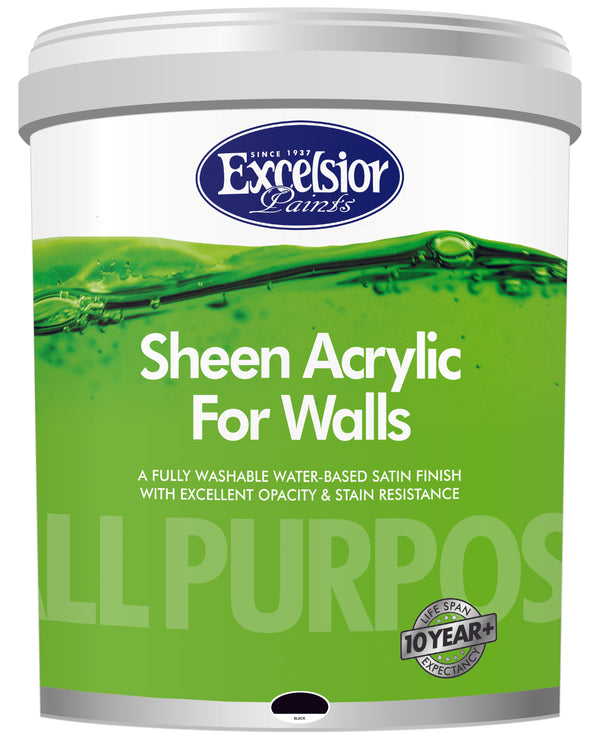 EXCELSIOR ALL PURPOSE SHEEN ACRYLIC FOR WALLS