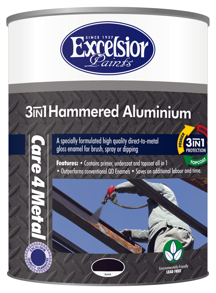 EXCELSIOR 3 IN 1 GEHAMMERDE ALUMINIUM 