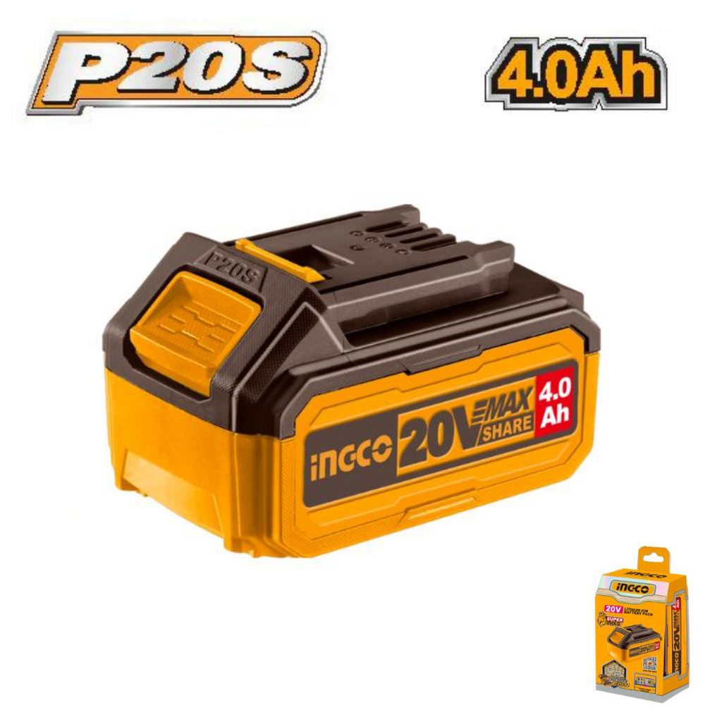 Ingco 20V Battery 4.0AH (P20S) - FBLI20021