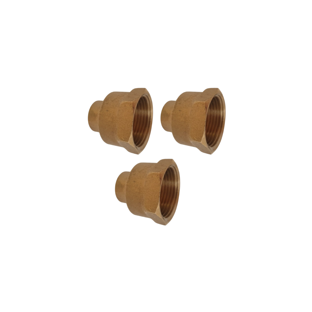 Koper vroulike verminderingsadapter 22-15mm 3 PAK