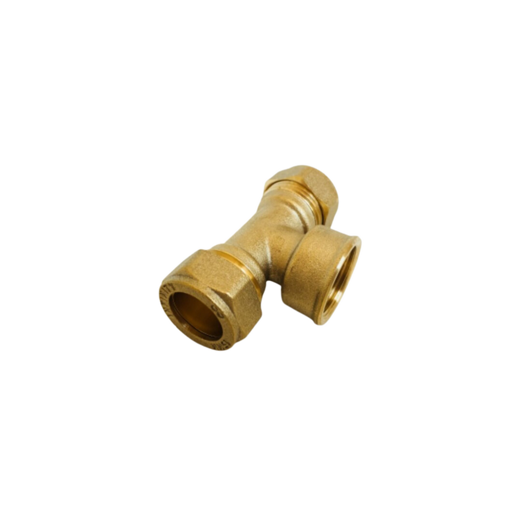 Compression Female Reducing Tee 22-15mm – Bethanie Hardware