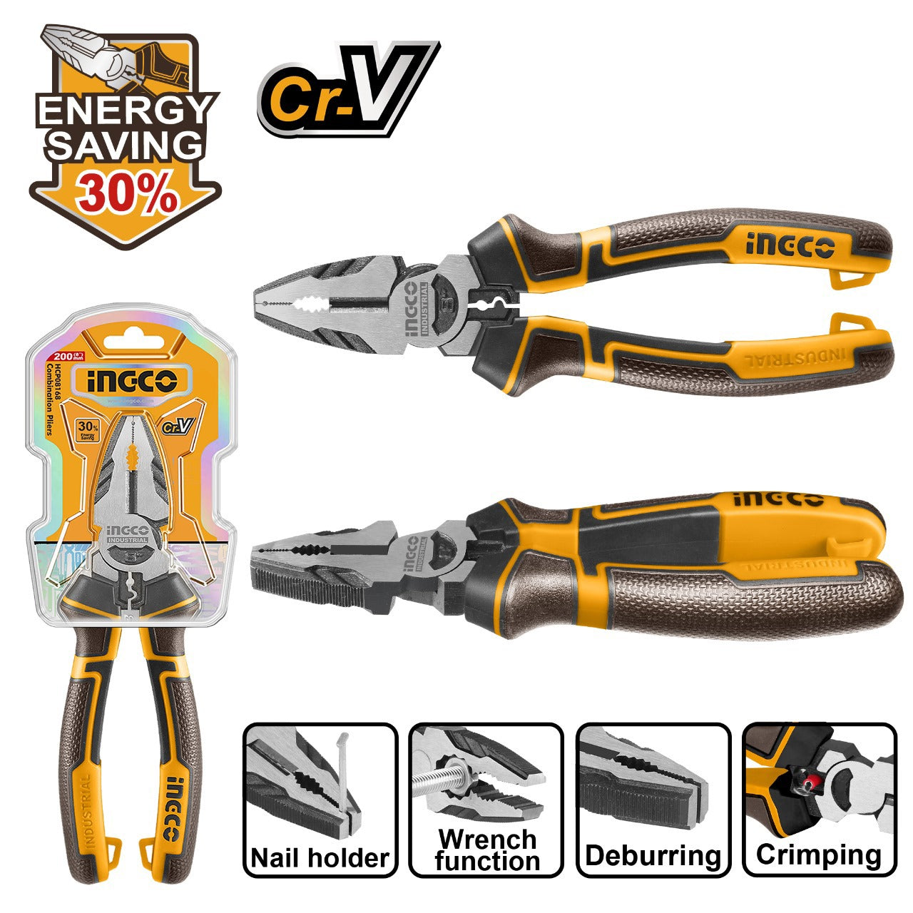 Ingco Plier | Combination | High Leverage