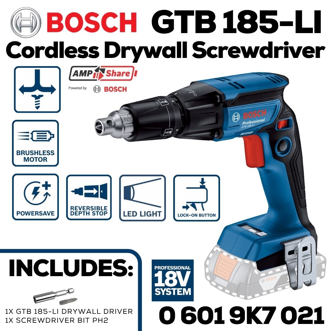 Bosch Professional 18V Drywall Screwdriver | GTB 185-LI