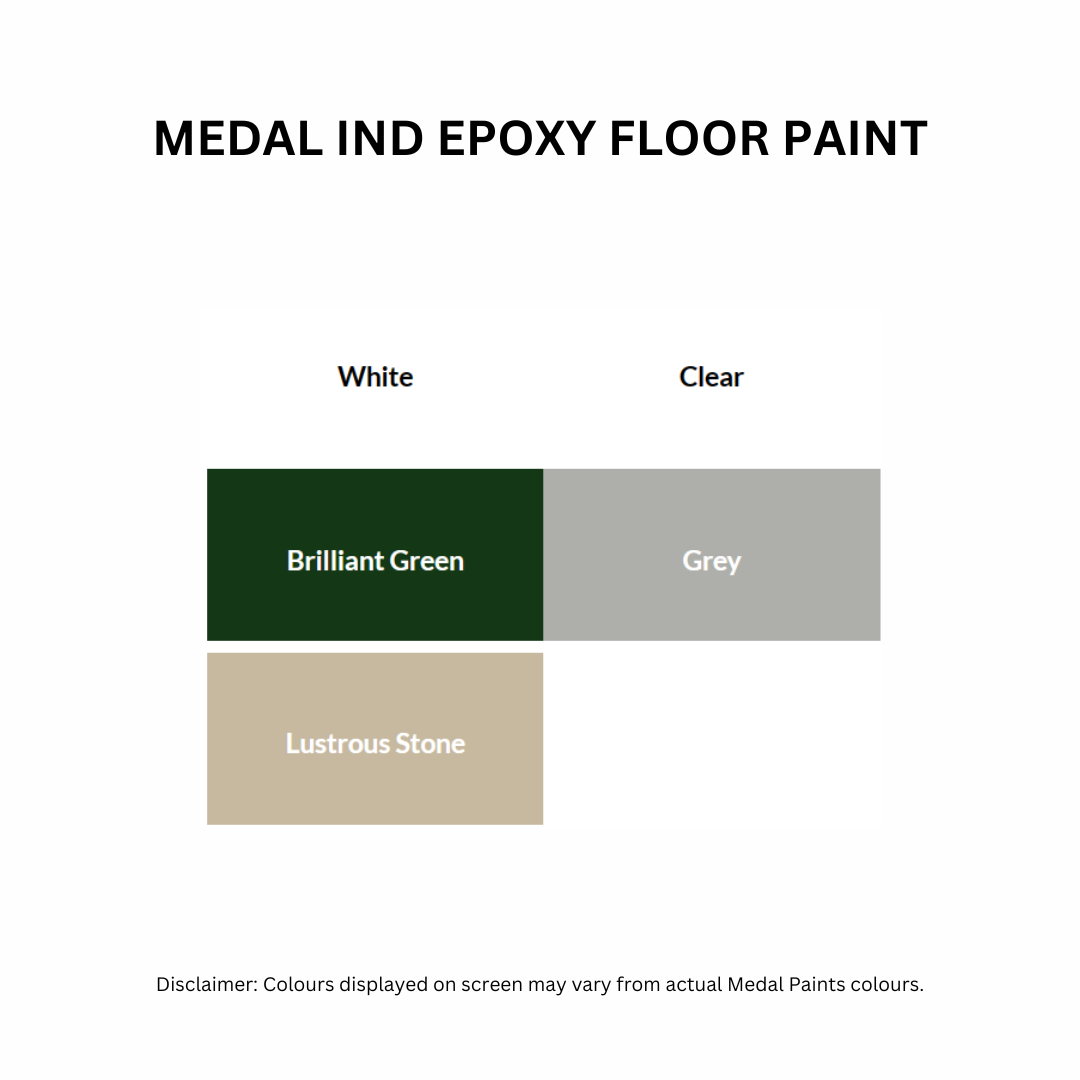 MEDAL INDUSTRIAL EPOXY FLOOR PAINT 5L – Bethanie Hardware