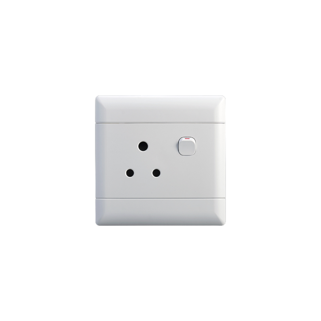 NEU White Single Socket – Bethanie Hardware