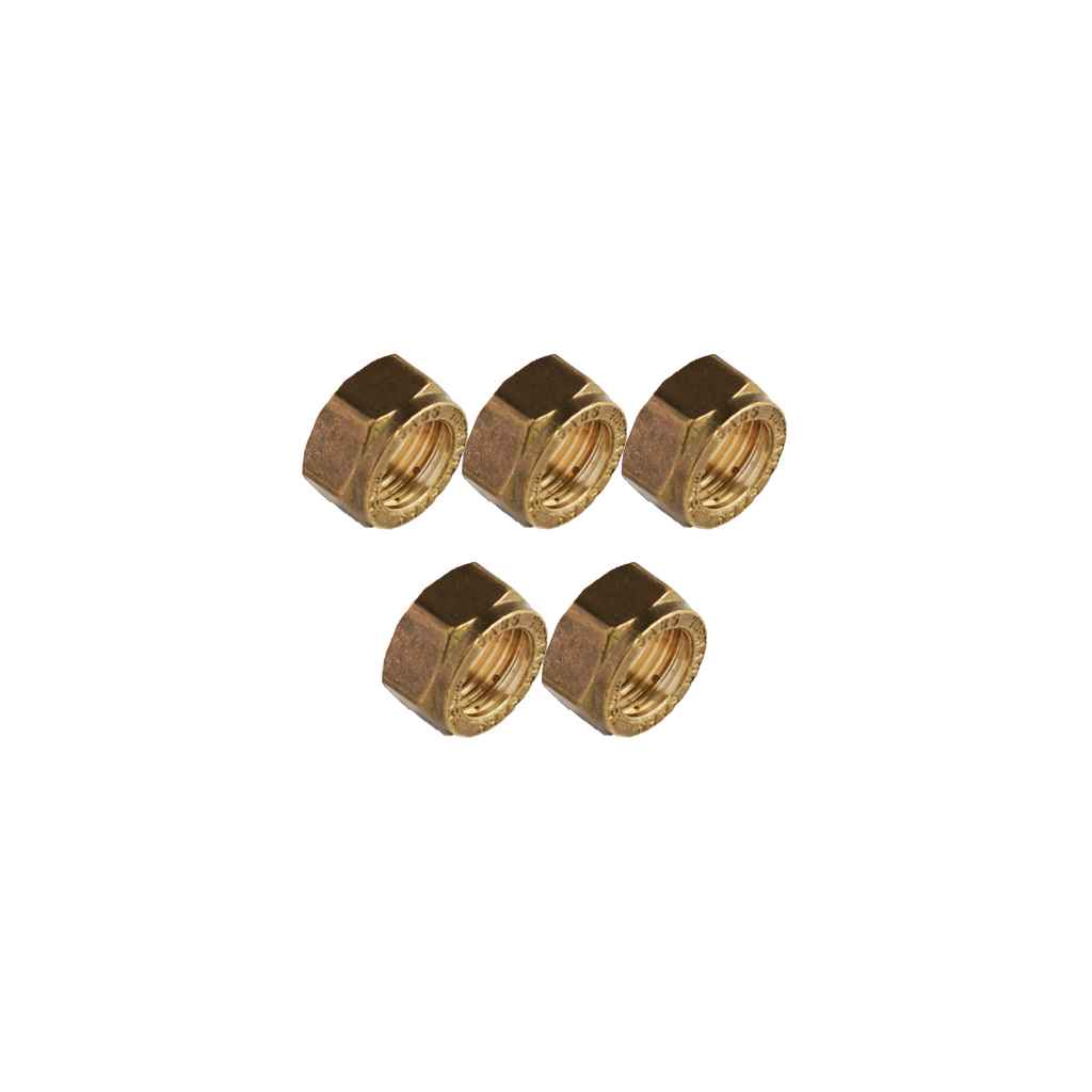 Compression Spare Nut 15mm 5 Pack