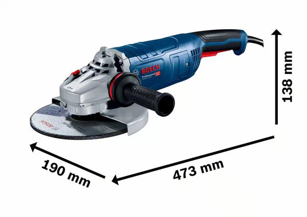 BOSCH Angle Grinder 2400W 180mm (With Paddle Switch) - GWS 24-180P