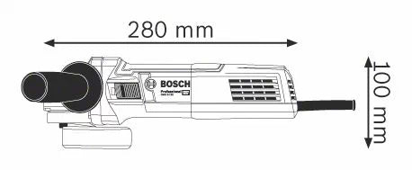 BOSCH hoekslyper 900W 125mm - GWS 9-125