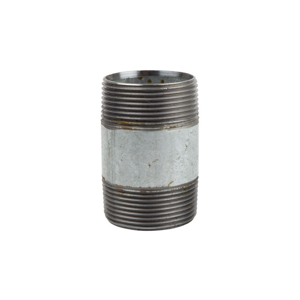 Galvanized Barrel Nipple 8mm