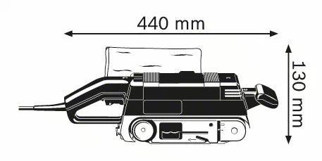 BOSCH Belt Sander 750W - GBS 75 AE