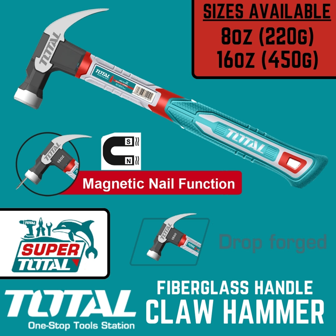 Total Magnetic Tip Claw Hammer - Bethanie Hardware