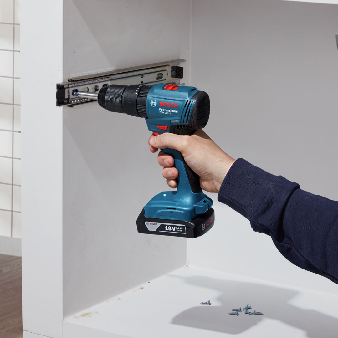 Bosch GSB 185-LI Cordless Impact Drill Kit - Bethanie Hardware