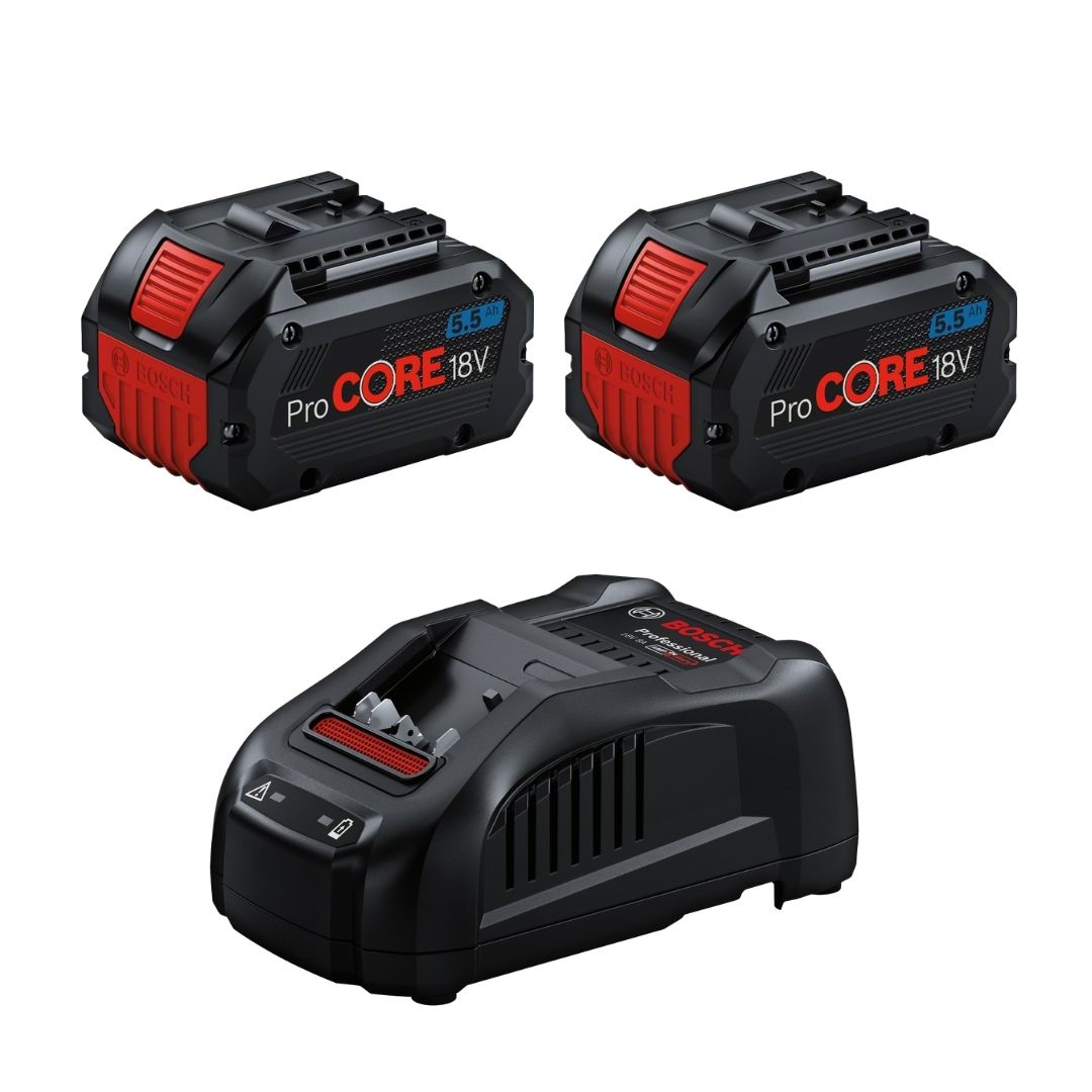 Bosch Professional Cordless Battery Set | 5.0Ah ProCORE Kit