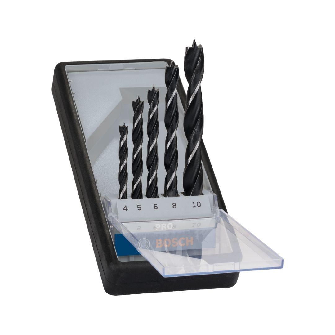 Bosch Pro Brad Point Wood Drill Bit Set | Shop Online