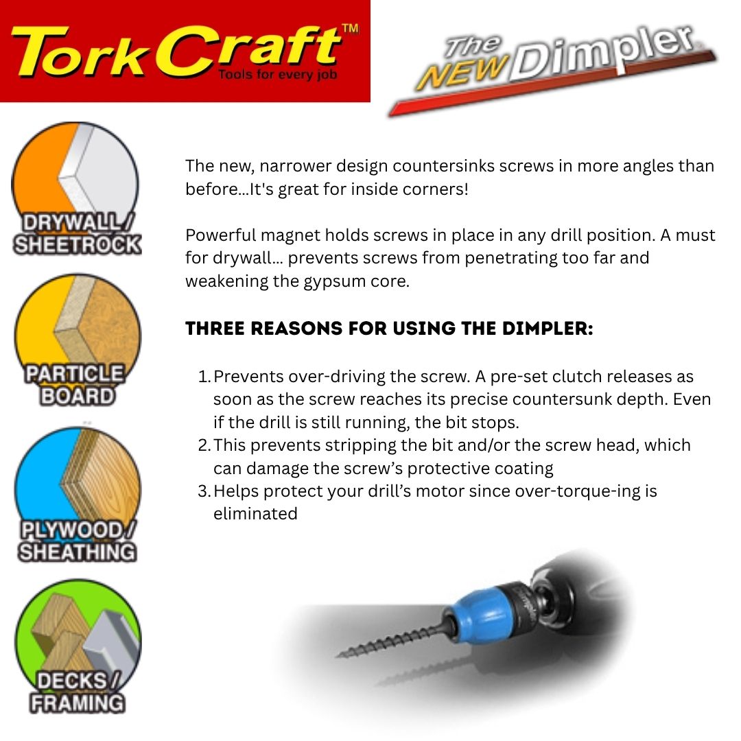 Tork Craft Dimpler® | Driver Bit Holder