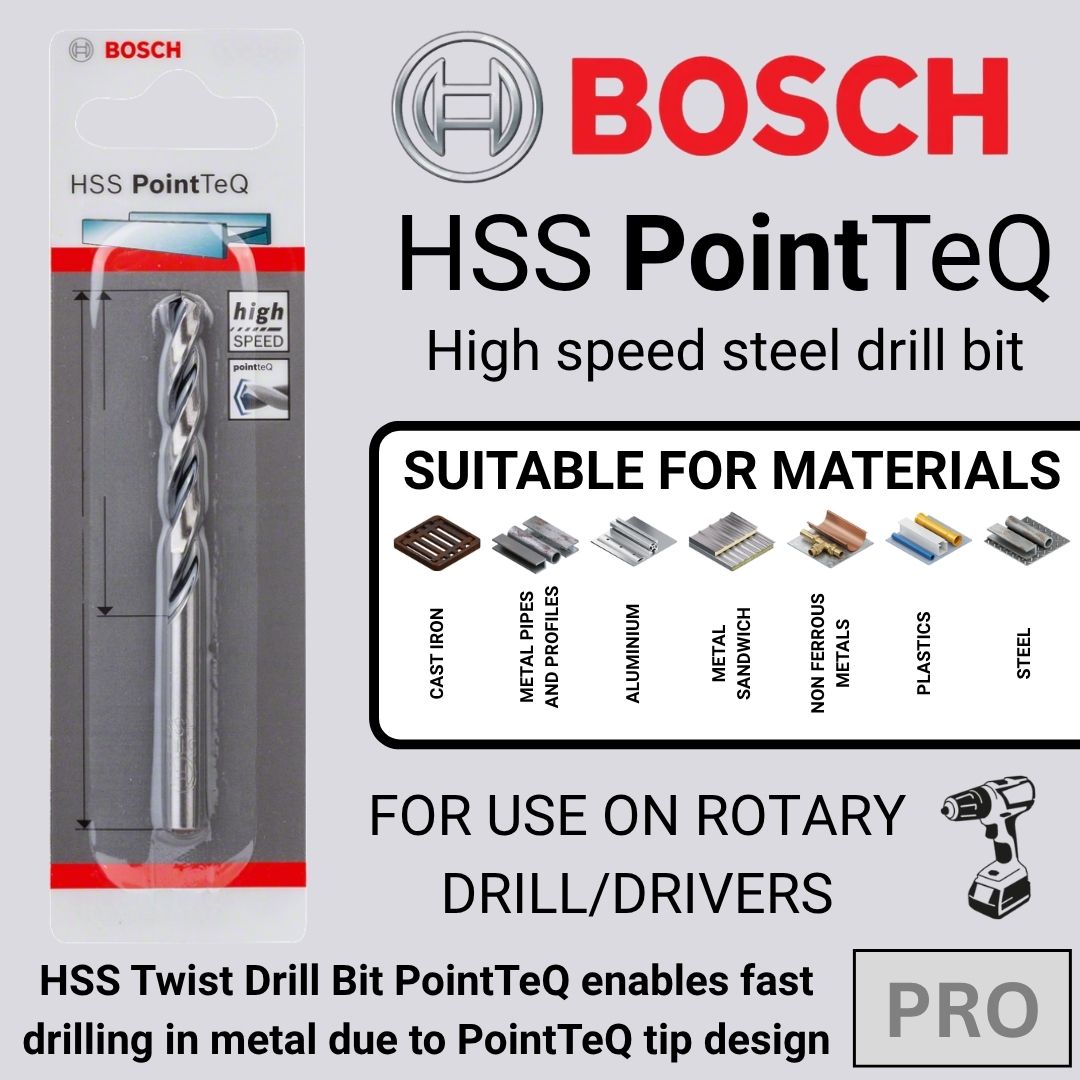 Bosch Pro Drill Bit | HSS Twist | PointTeQ
