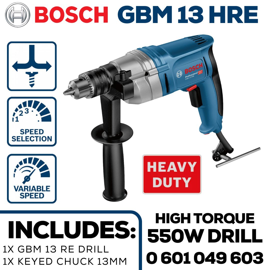 Bosch High Torque Corded Drill