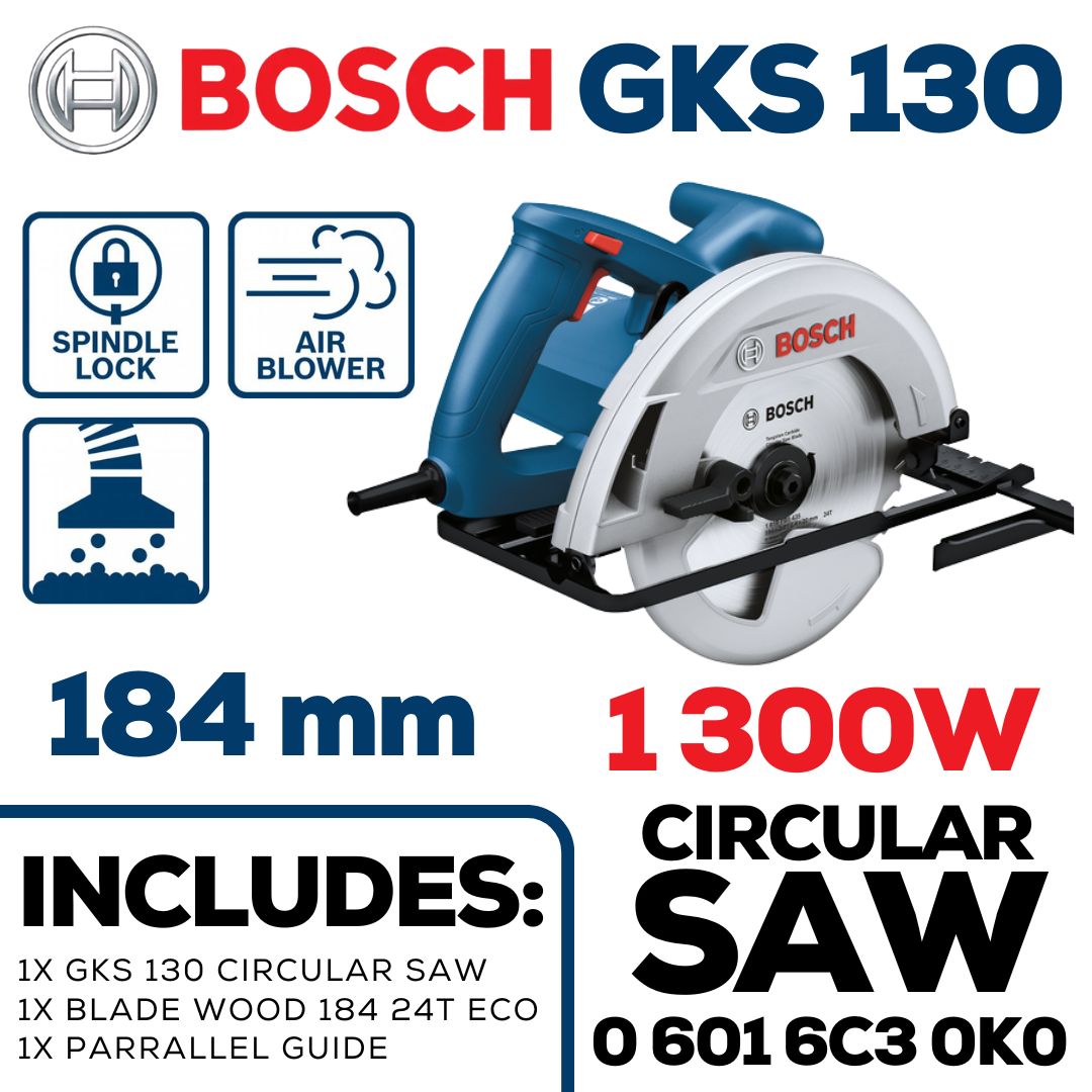 Bosch 1 300W Circular Saw 184mm | Shop Online