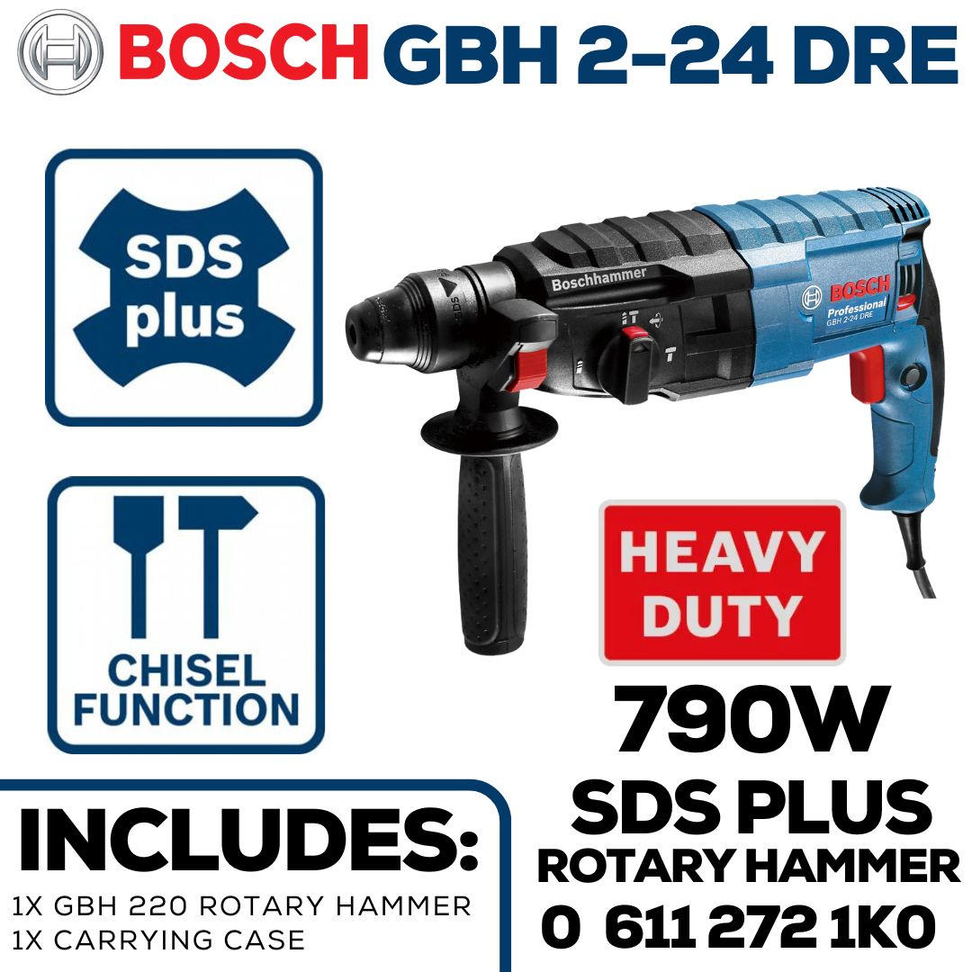 Bosch Rotary Hammmer SDS Plus | GBH 2-24 DRE 