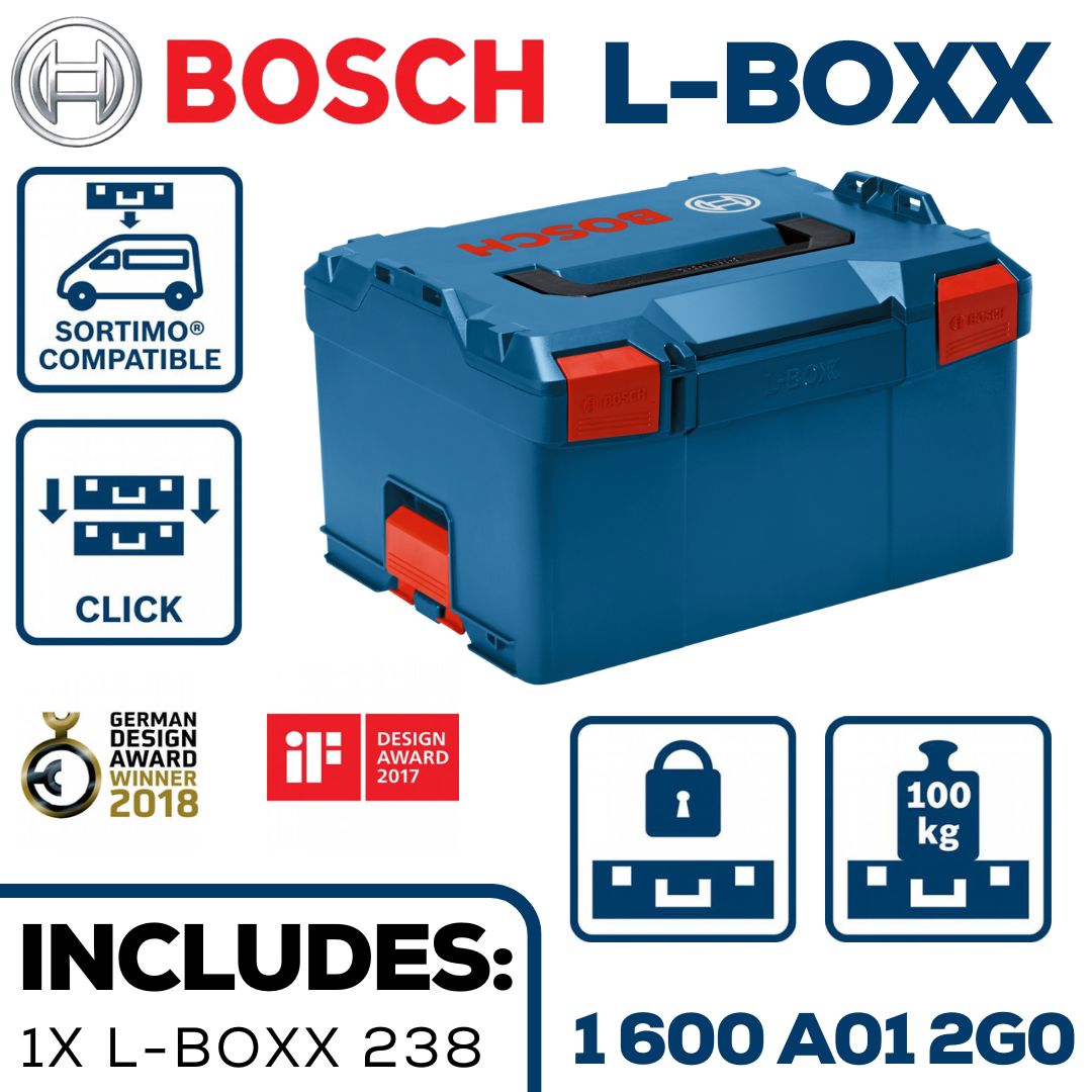 Bosch Professional Carrying Storage Case | L-BOXX 238 | Bethanie Hardware