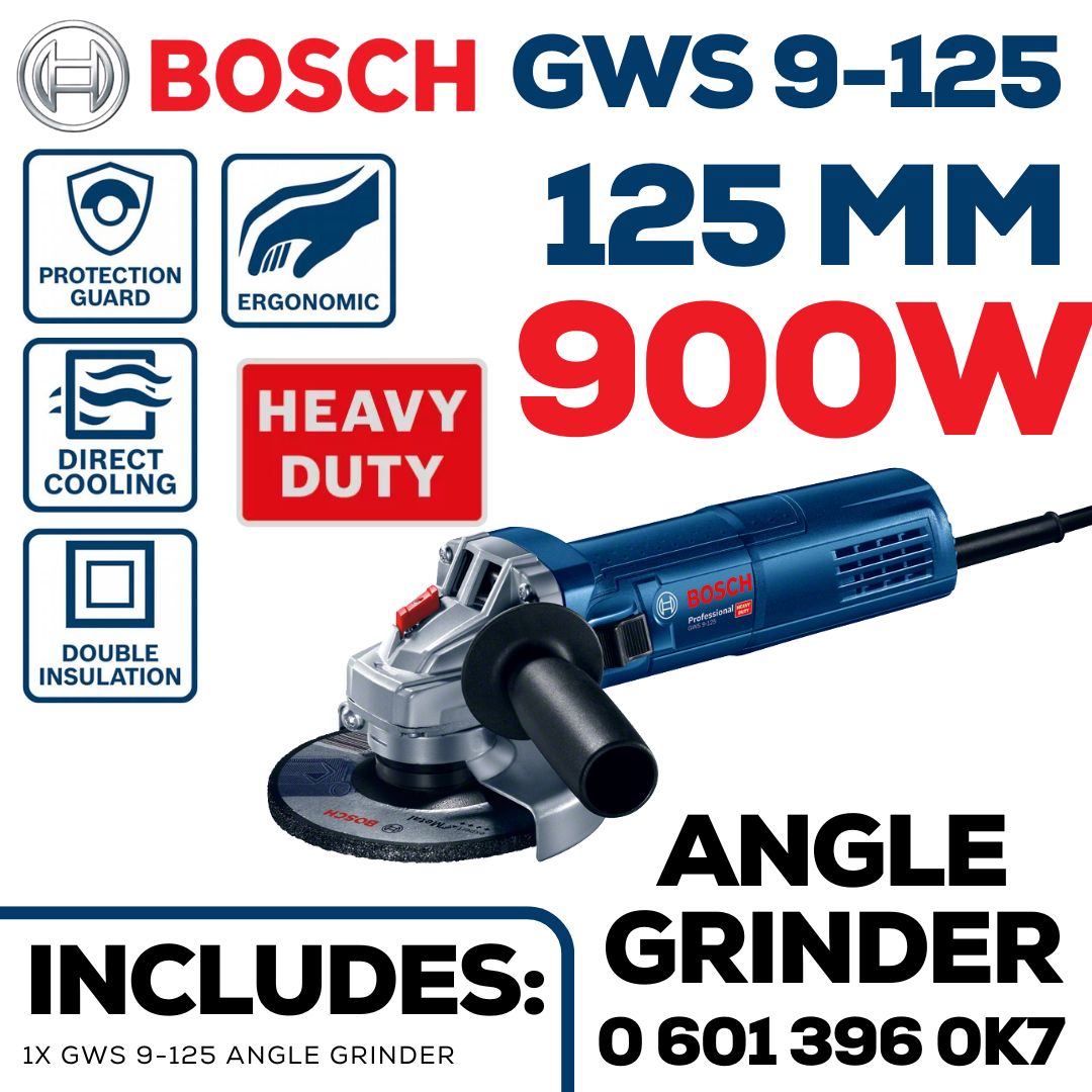 Bosch 900W Angle Grinder 125mm | Shop Online
