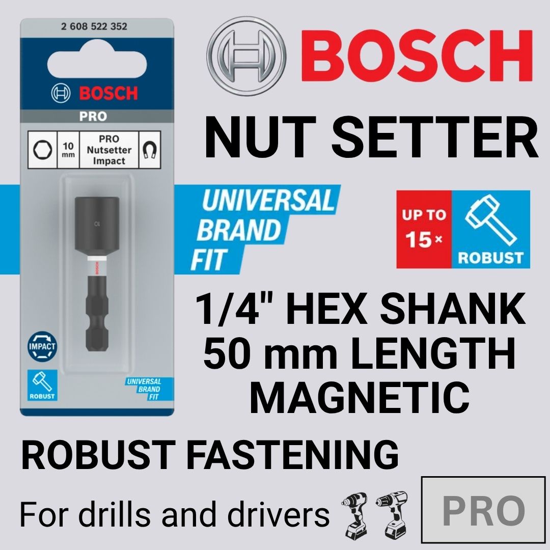 Bosch Pro Nut Setter | Magnetic | Impact