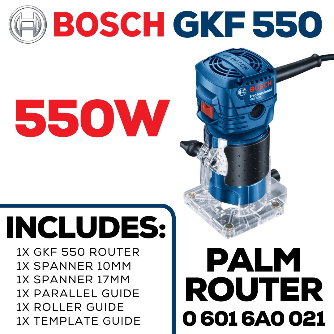 Bosch Professional Palm Router 550W | Bethanie Hardware