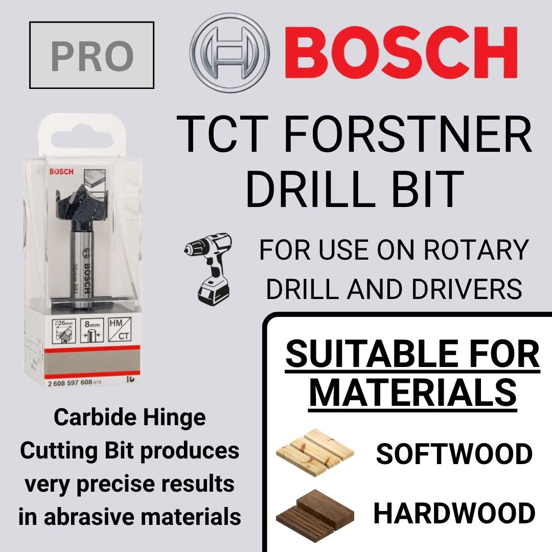 Bosch Carbide Hinge Cutting Bit | Shop Online