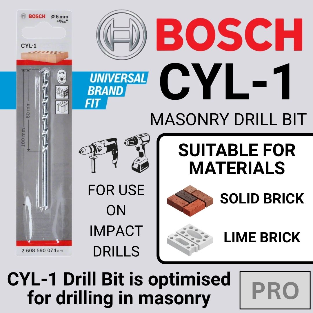 Bosch Pro Drill Bit | Masonry | CYL-1
