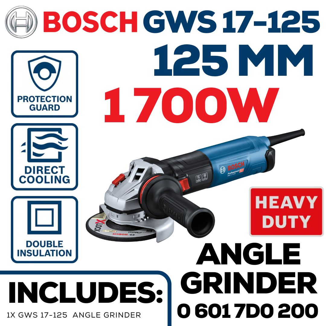 Bosch 1 700W Angle Grinder 125mm | Shop Online